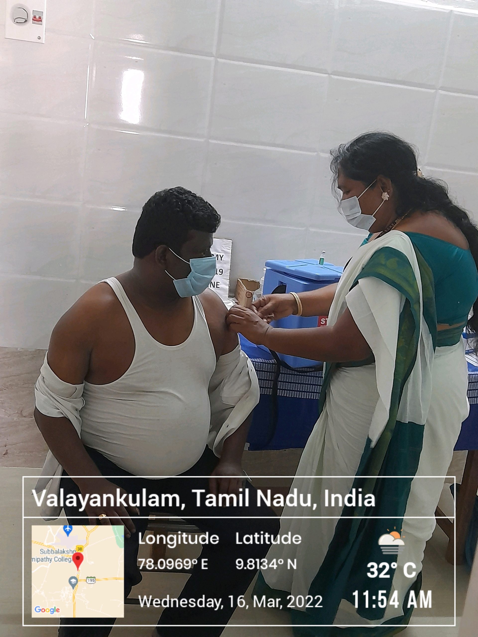 One day Vaccination camp at Valayankulam to celebrate National Vaccination Day